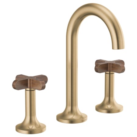 Brizo Odin 1.2 GPM Widespread Bathroom Faucet - Less Handles Luxe Gold